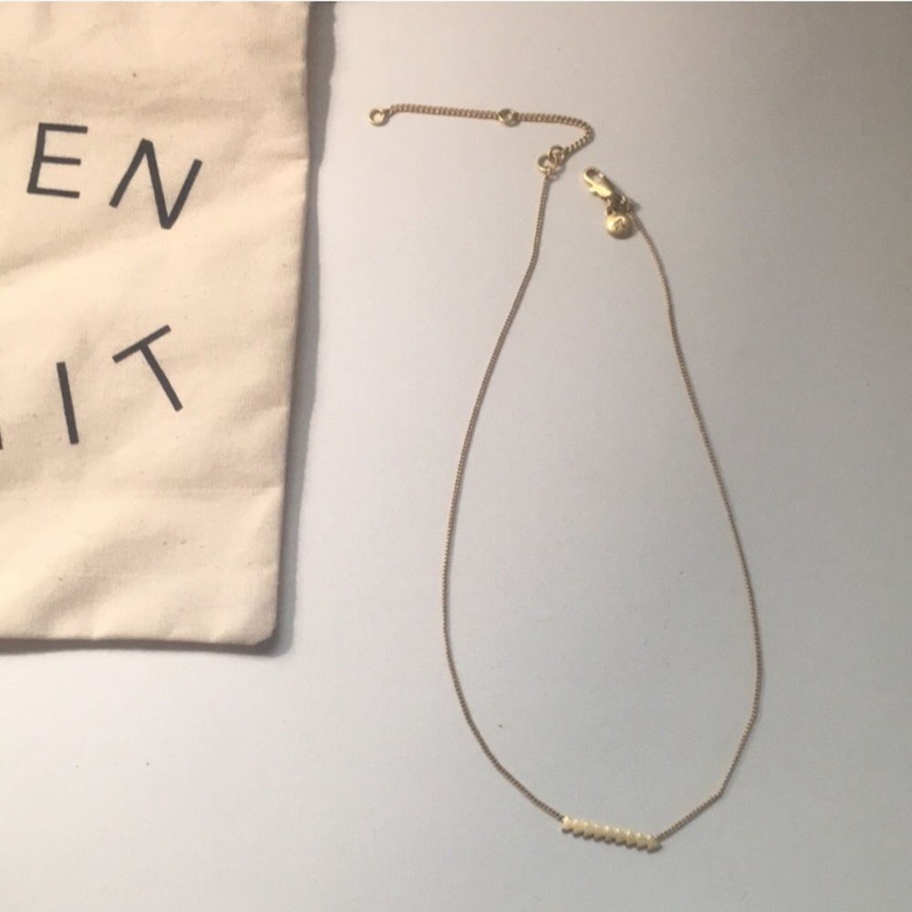 Madewell Arrow Bar Necklace